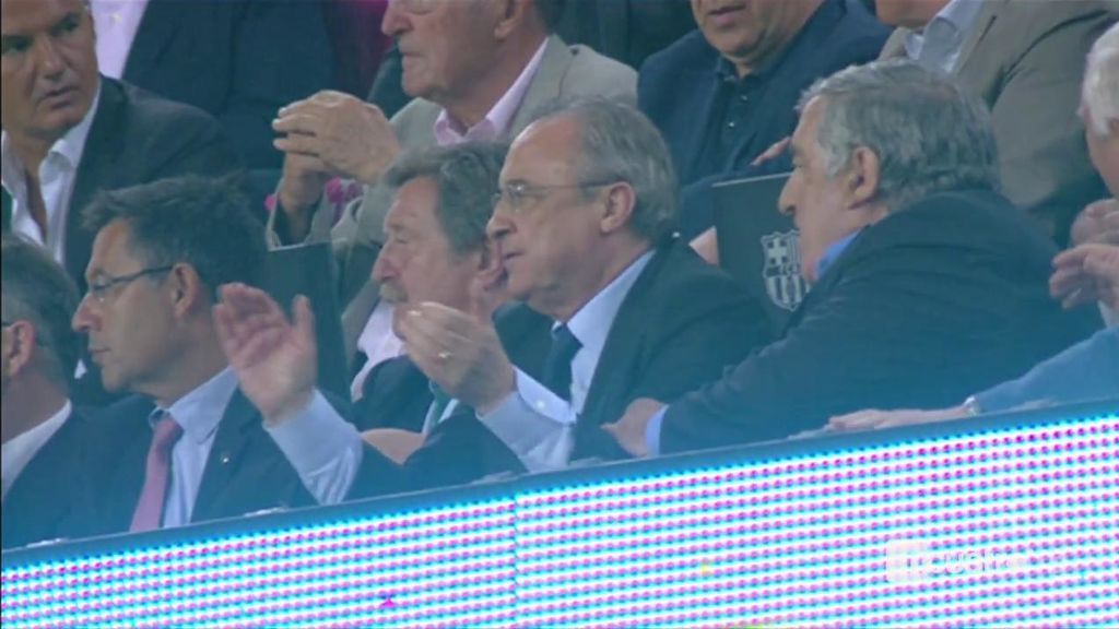 ¡Golpe en la mesa y aplausos! Así celebró Florentino Pérez el golazo de Marco Asensio