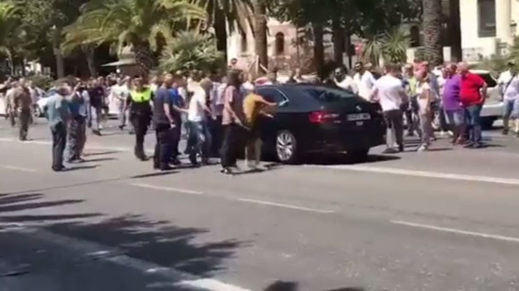 Agresiones a conductores de Cabify durante la huelga de taxistas en Málaga