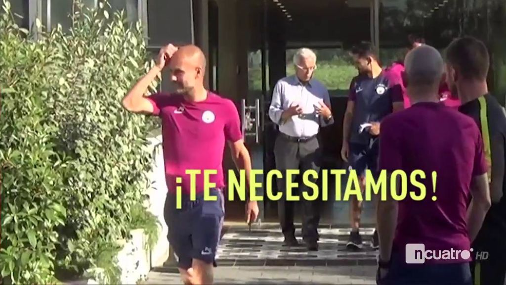 La reacción de Guardiola al escuchar: “¡Vuelve al Barça! ¡Te necesitamos!”