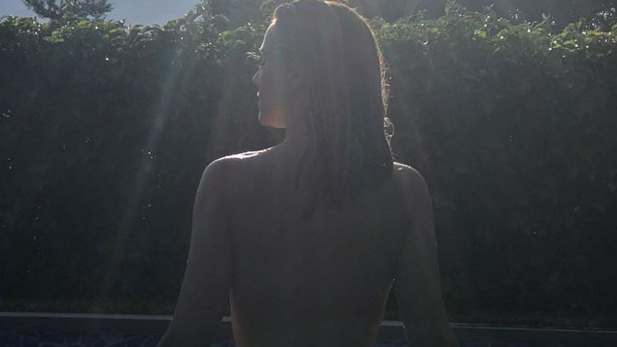 La foto de Edurne en 'topless' a la que De Gea ha respondido con dos emoticonos