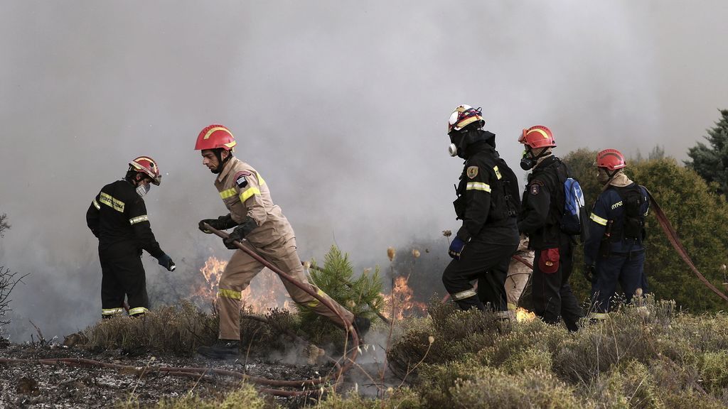 Los incendios en Grecia, fuera de control por las altas temperaturas