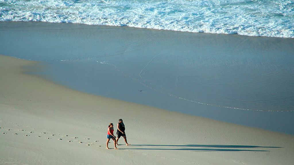 caminar por la playa