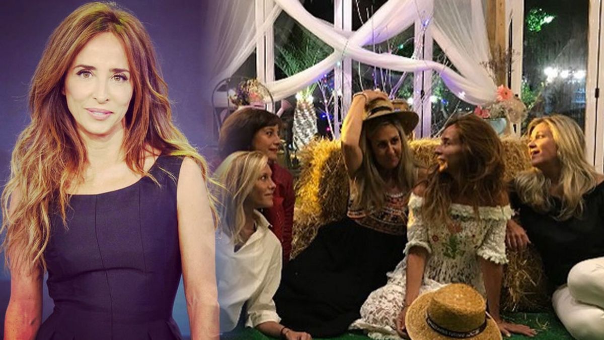 María Patiño celebra su 46 cumpleaños rodeada de sus amigas