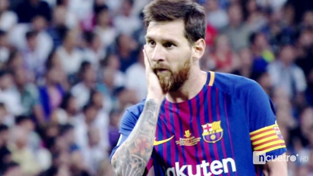 Messi, desquiciado, acorralado, perdido y sin suerte  en el Bernabéu