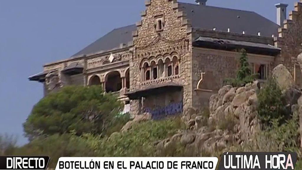 ‘El canto del pico’, palacio que fue de Franco, se ha convertido en una ruina para botellones