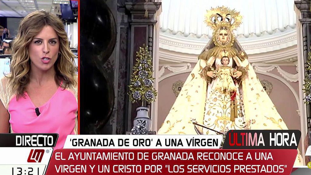 Granada entrega sus llaves de oro a una Virgen y un Cristo