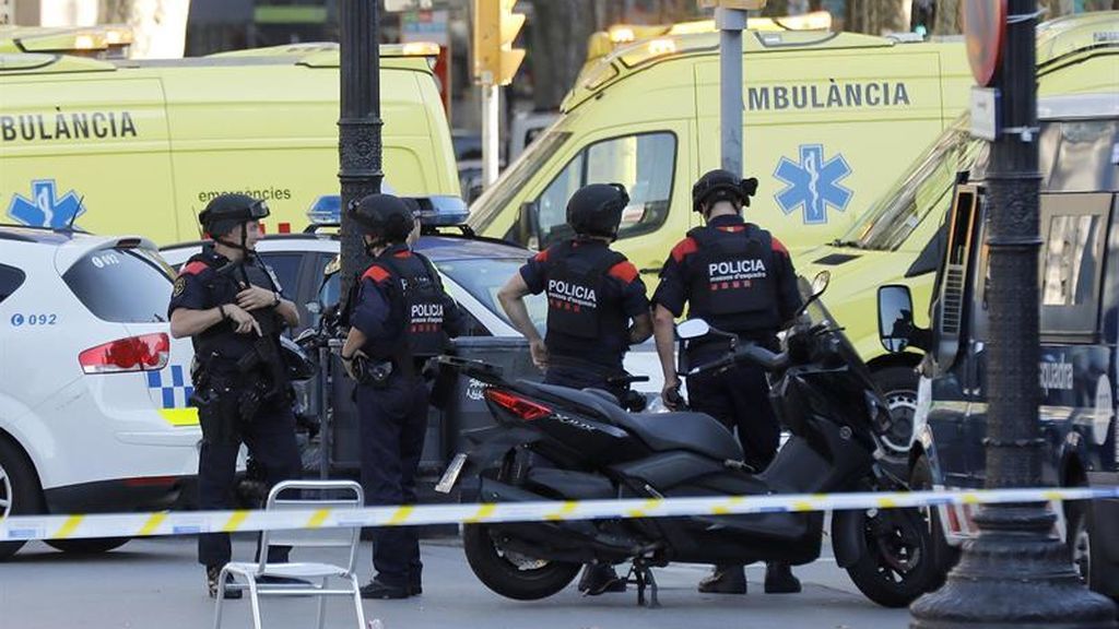 Así se produjo el atentado en Las Ramblas de Barcelona