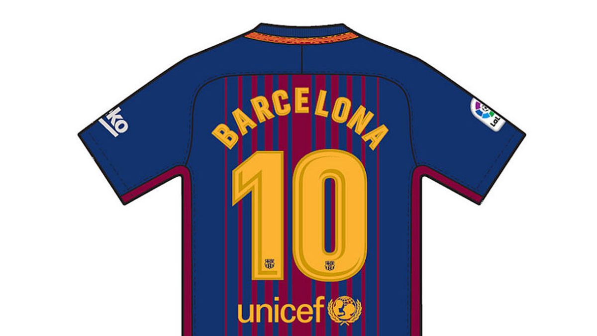 Los jugadores del Barça lucirán su dorsal con el nombre de 'Barcelona' en sus camisetas