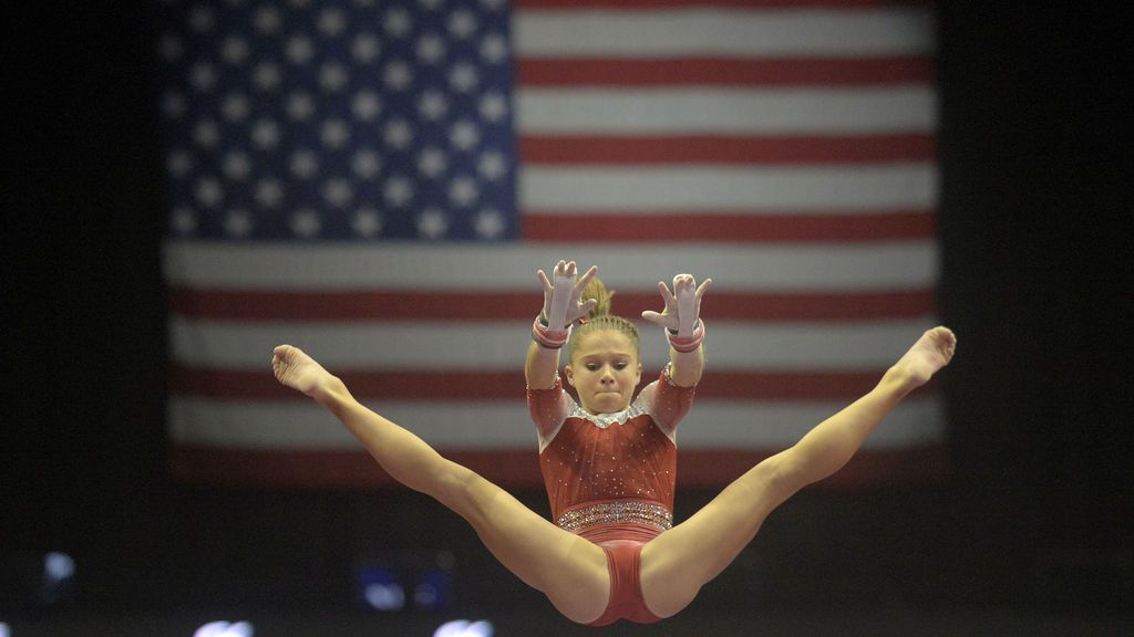 La atleta Ragan Smith durante el Campeonato Mundial de Gimnasia Artística 2017