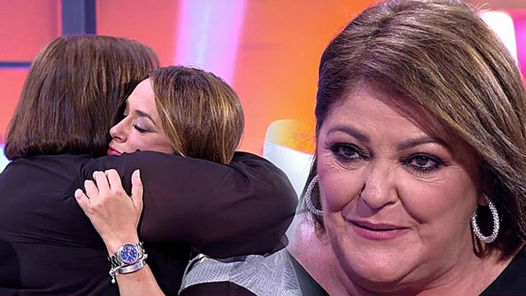 Charo Reina, emocionada, pidiendo perdón a Mª del Monte: "Lo siento, te hice daño"