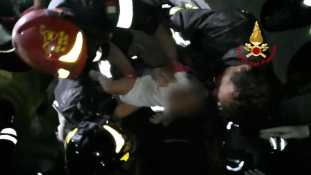 El sorprendente rescate de Pasquale, de 7 meses, tras el terremoto de Ischia