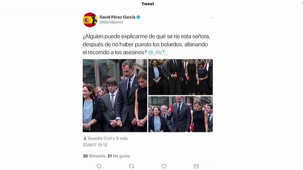La polémica crítica del alcalde de Alcorcón a Ada Colau por el atentado de Barcelona