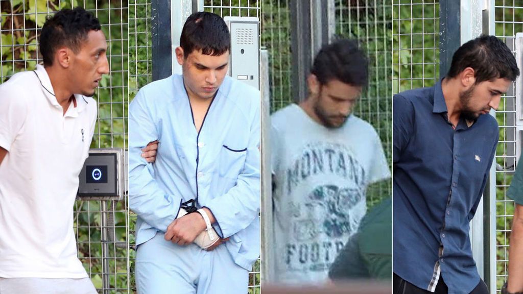 Los cuatro detenidos por el atentado de Barcelona acuden a la Audiencia Nacional