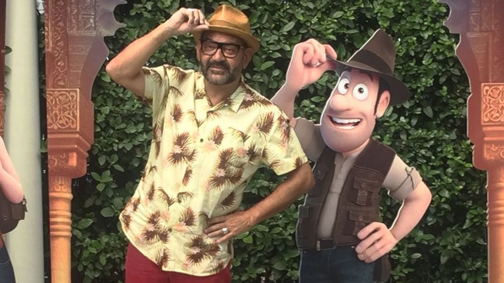 Así posan Corbacho, Ugarte y Jenner, las voces de 'Tadeo Jones 2'