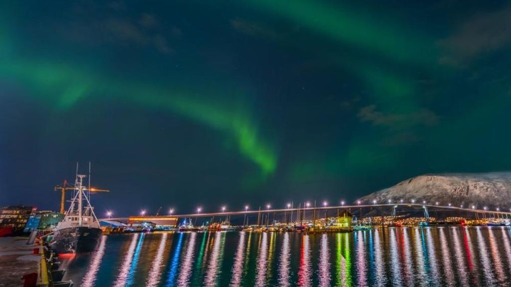 Foto realizada por Derek Burdeny, en Tromsø (Noruega)