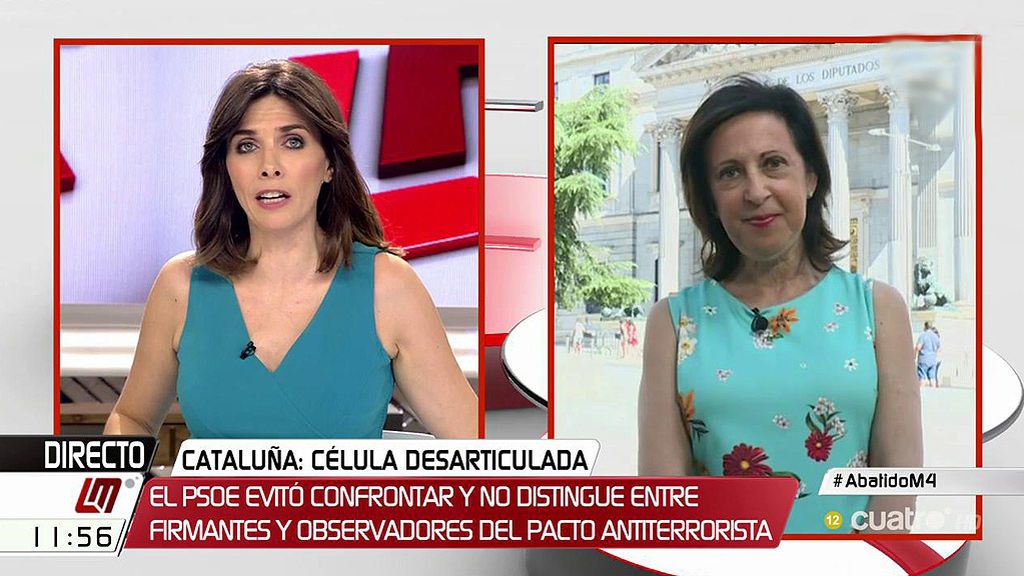 Margarita Robles (PSOE): "Todas las fuerzas democráticas estamos unidas contra el terrorismo"