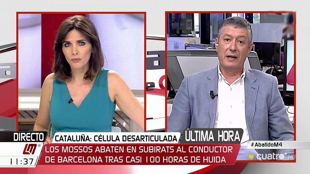 Benito (inspector de policía): "Se ha comprobado que el terrorista abatido es Younes Abouyaaqoub"
