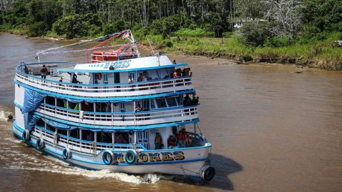Siete muertos por el naufragio de un barco con 70 personas a bordo en el río Amazonas