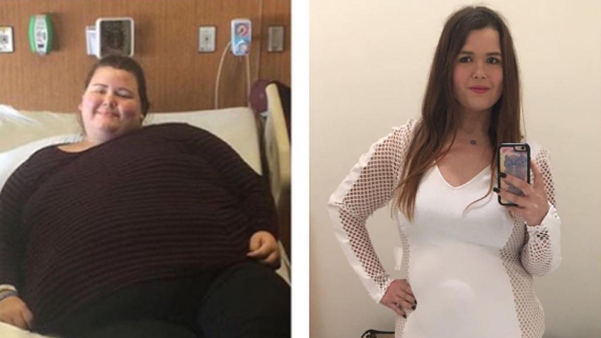 Una joven estadounidense pierde la mitad de su peso por una conmovedora confesión