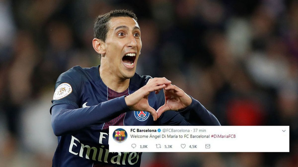 Unos hackers se hacen con el control del Twitter del Barça y anuncian el fichaje de Di María