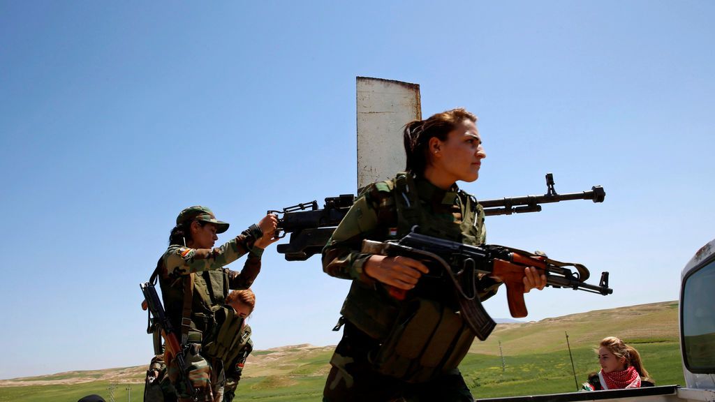 Las mujeres kurdas, que pasaron de víctimas a ser el azote del Daesh en Sinjar
