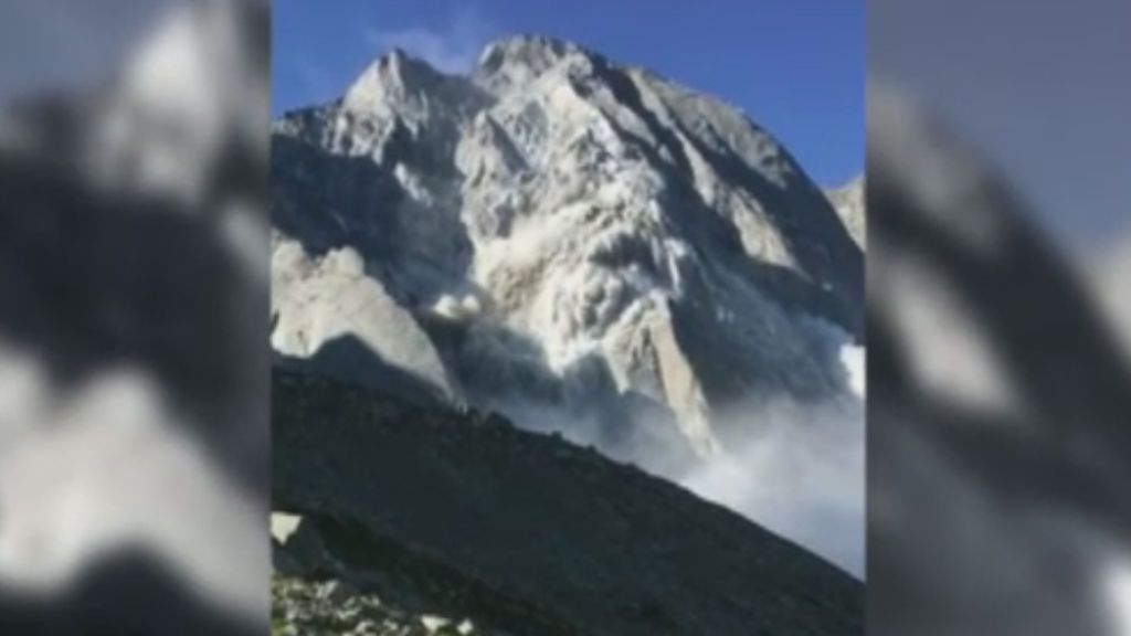 Ocho desaparecidos en una avalancha en los Alpes