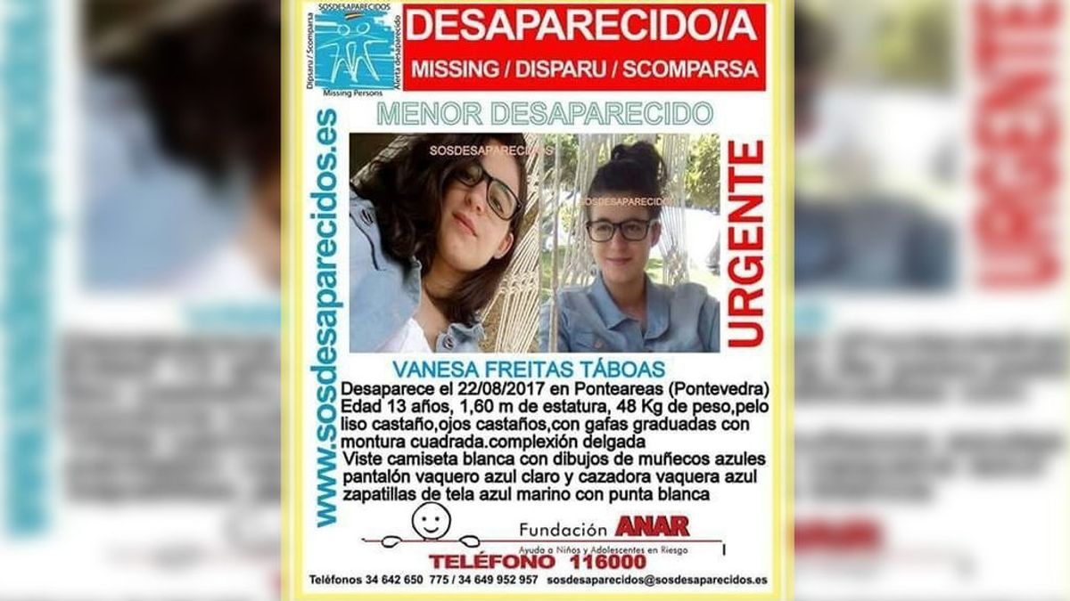 Localizada "en perfecto estado" la joven desaparecida en Pontevedra