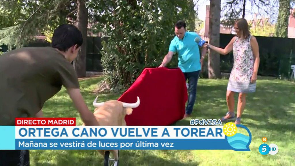 ¡Ortega Cano se lanza a torear por sorpresa para 'El programa de verano'!