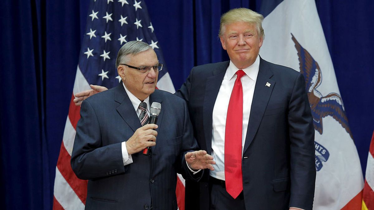 El polémico ex sheriff Joe Arpaio agradece a Trump el indulto