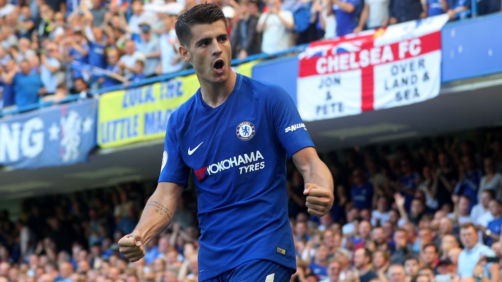 Morata y su felicidad desbordante en el Chelsea