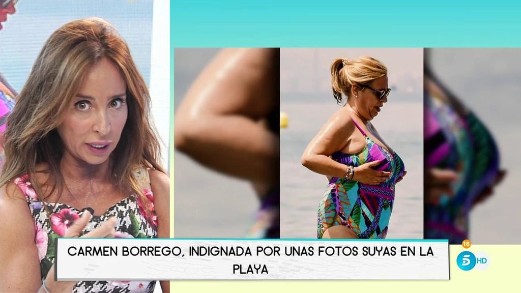 Carmen Borrego, indignada por sus fotos en bikini: "No me 