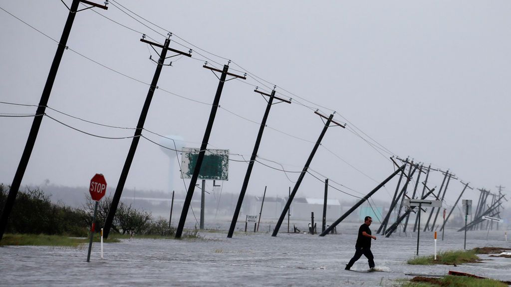 Las imágenes más impactantes del huracán Harvey