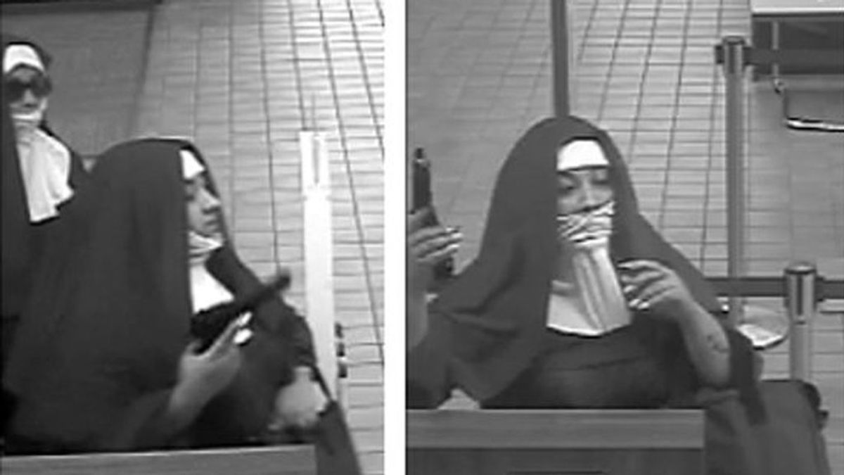 El FBI busca a dos ‘monjas’ armadas que intentaron robar un banco