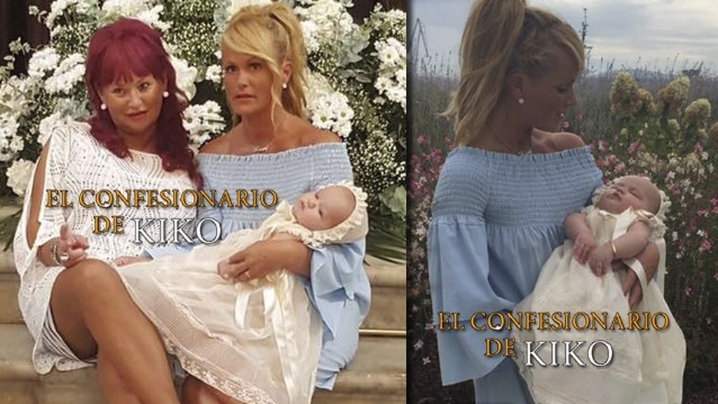 Saray y Pilarita 'Gran Hermano 11' celebran el bautizo de Diego Junior