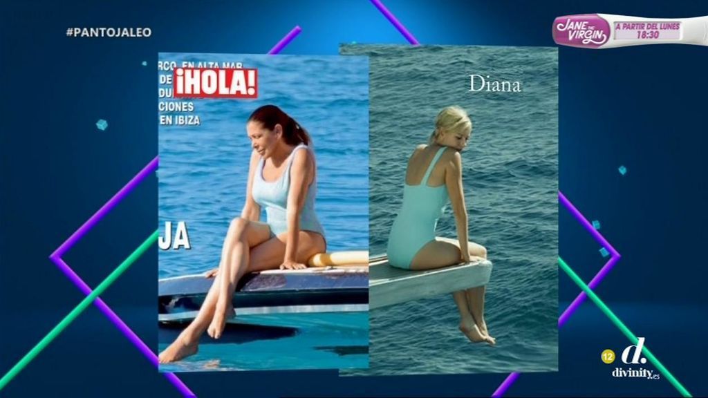 ¿Por qué Isabel Pantoja ha decidido posar copiando a Lady Di en su barco?
