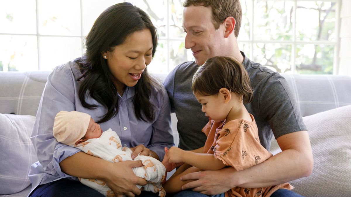 Mark Zuckerberg y Priscilla Chan dan la bienvenida a su segunda hija