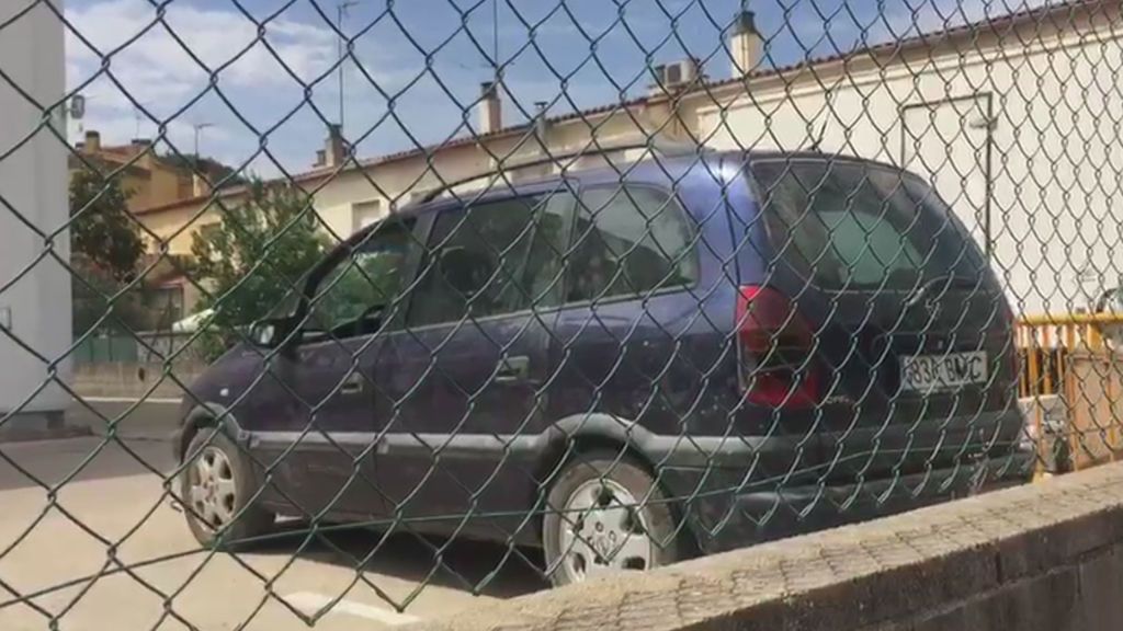 Así ha quedado el coche de los jóvenes desaparecidos en el pantano de Susqueda