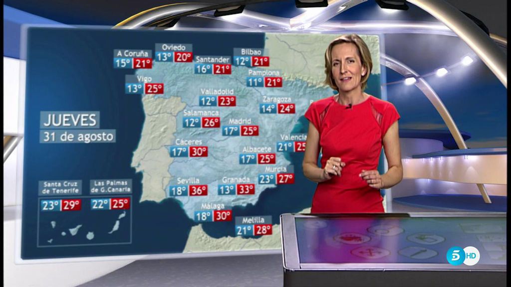 El tiempo, con Rosalía Fernández