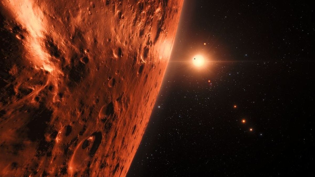 Primeros indicios de agua en el sistema TRAPPIST 1