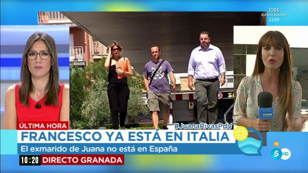 Última hora: Francesco Arcuri ha viajado a Italia con sus hijos