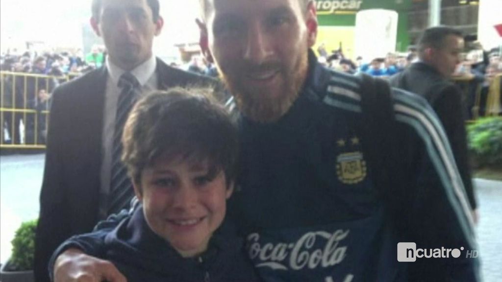 Messi, un niño uruguayo y su gesto de crack que emociona a Argentina
