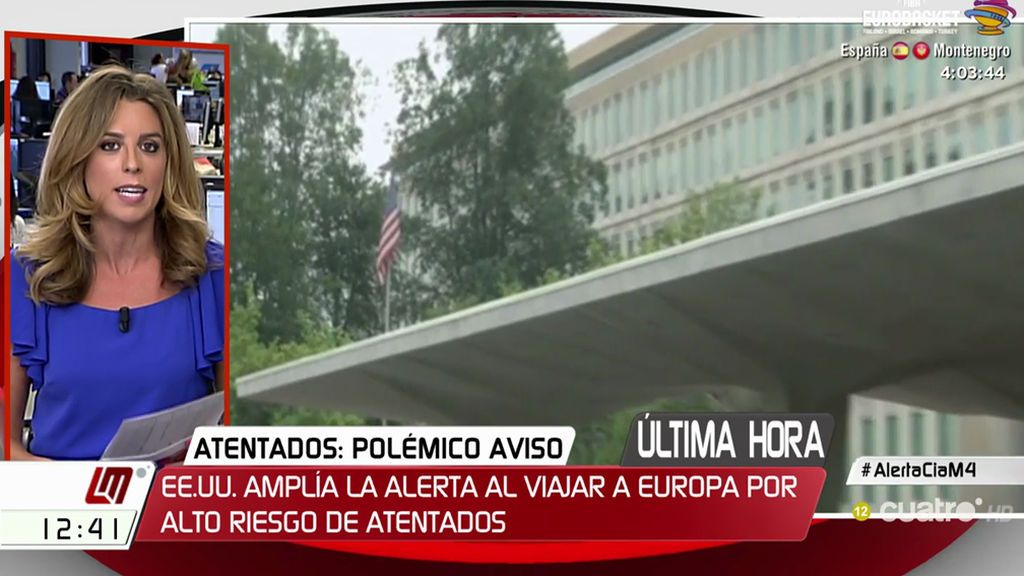 ÚLTIMA HORA: EEUU amplía la alerta al viajar a Europa por alto riesgo de atentado terrorista