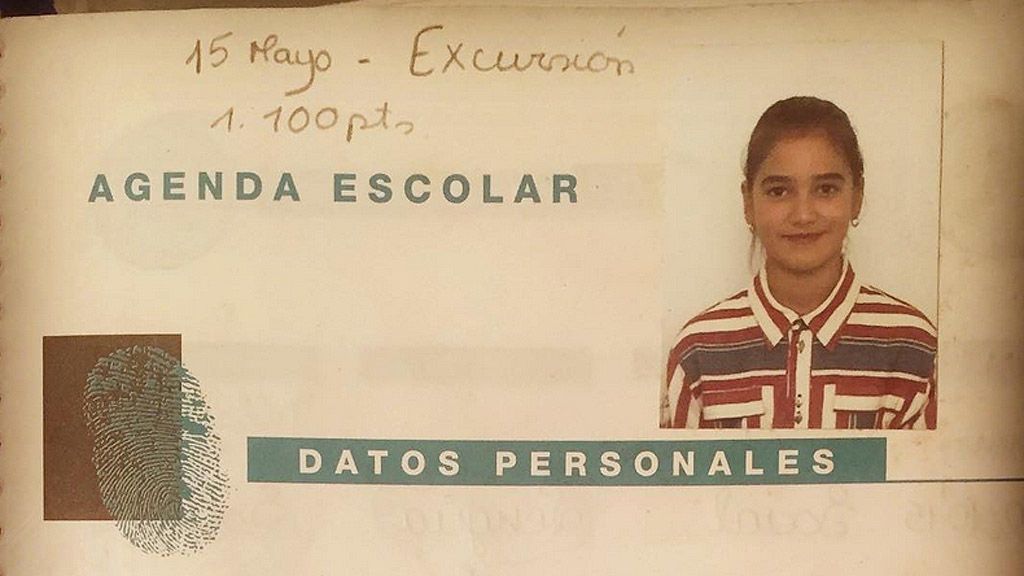 Patricia Pardo de pequeña