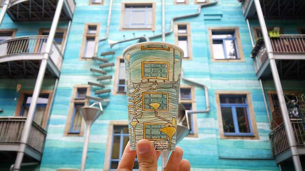 La cultura de la ciudad alemana de Dresde en miniatura