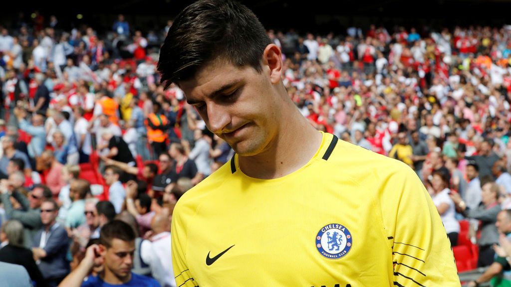 Courtois pide perdón a la afición del Atlético tras el polémico tuit con Diego Costa