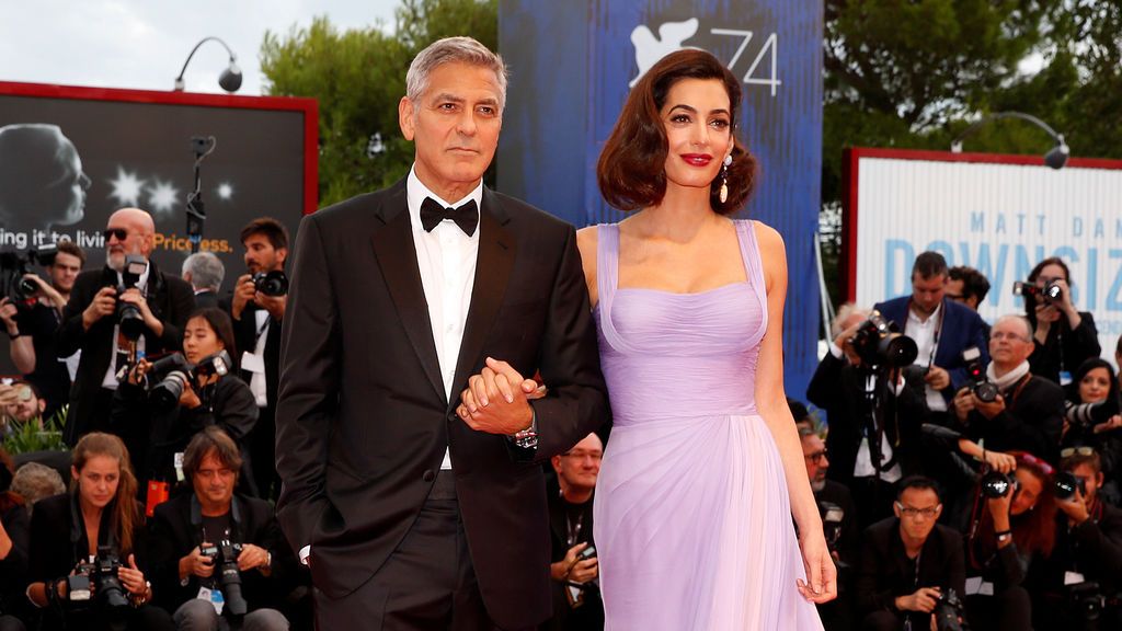George Clooney presenta su nueva película en el Festival de Venecia
