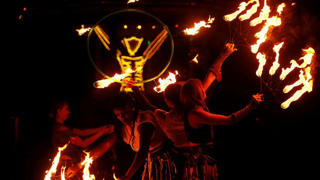 Las impactantes imágenes del festival 'Burning Man'
