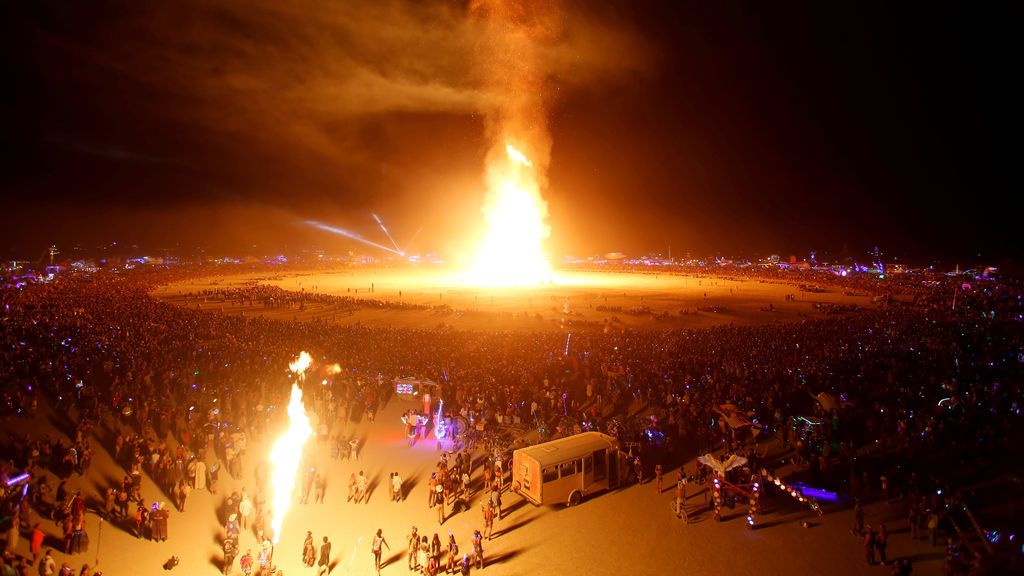 Las impactantes imágenes del festival 'Burning Man'
