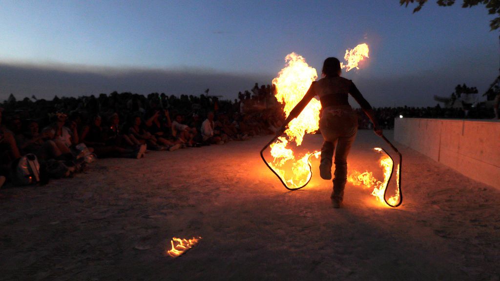 Las impactantes imágenes del festival 'Burning Man'