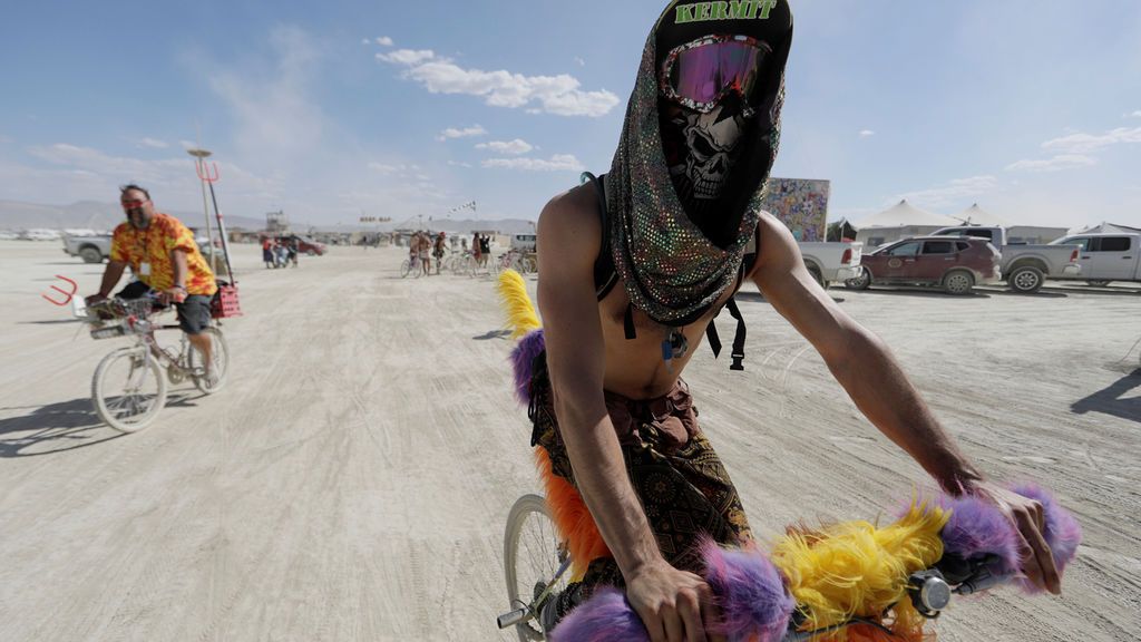Las impactantes imágenes del festival 'Burning Man'
